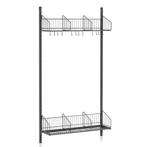 Seinään kiinnitettävä vaateteline Leah