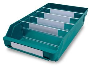 Lagerkasse Stemo 400x240x95 mm, 15-pak  grøn Lagerkasse Stemo 400x240x95 mm, 15-pak  grøn