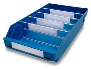 Lagerkasse Stemo 400x240x95 mm, 15-pak  blå Lagerkasse Stemo 400x240x95 mm, 15-pak  blå