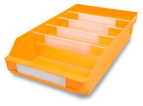 Lagerkasse Stemo 400x240x95 mm, 15-pak  gul Lagerkasse Stemo 400x240x95 mm, 15-pak  gul