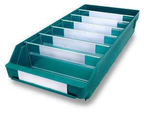 Lagerkasse Stemo 500x240x95 mm, 15-pak  grøn Lagerkasse Stemo 500x240x95 mm, 15-pak  grøn