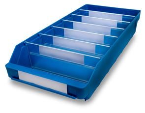 Lagerkasse Stemo 500x240x95 mm, 15-pak  blå Lagerkasse Stemo 500x240x95 mm, 15-pak  blå