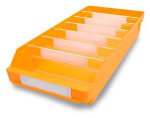 Lagerkasse Stemo 500x240x95 mm, 15-pak  gul Lagerkasse Stemo 500x240x95 mm, 15-pak  gul