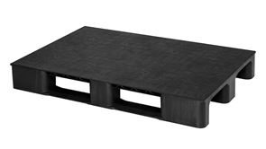 Plastpall, EUR format, 3 medar och tätt däck, LxB 1200x800x150 mm, 16 st/fp Plastpall, EUR format, 3 medar och tätt däck, LxB 1200x800x150 mm, 16 st/fp
