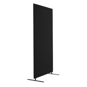 Skærmvæg Standard, med lige hjørner, BxDxH 1200x30x1500 mm, sort Skærmvæg Standard, med lige hjørner, BxDxH 1200x30x1500 mm, sort