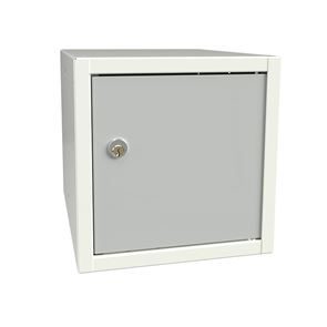 Lokerokaappi Sonesson Medium, LxSxK 270x350x270 mm, harmaa ovi, valkoinen runko, pikavalikoima/Outlet Lokerokaappi Sonesson Medium, LxSxK 270x350x270 mm, harmaa ovi, valkoinen runko, pikavalikoima/Outlet