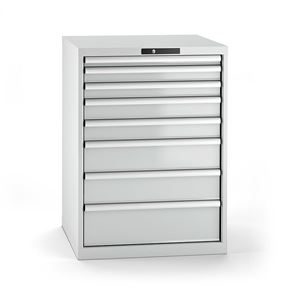 Työkalulaatikosto Lista, 8 laatikkoa, LxSxK 717x725x1000mm, harmaa RAL 7035 Työkalulaatikosto Lista, 8 laatikkoa, LxSxK 717x725x1000mm, harmaa RAL 7035