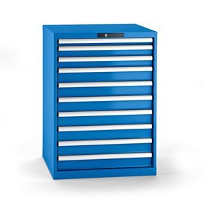 Työkalulaatikosto Lista, 10 laatikkoa, LxSxK 717x725x1000mm, sininen RAL 5010 Työkalulaatikosto Lista, 10 laatikkoa, LxSxK 717x725x1000mm, sininen RAL 5010