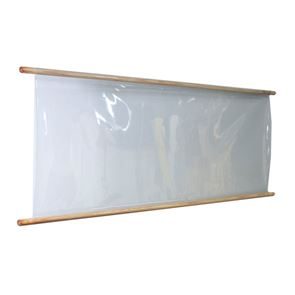 Beskyttelsesskjerm Losna til kasse, HxB 500x1000 mm, hengende Beskyttelsesskjerm Losna til kasse, HxB 500x1000 mm, hengende