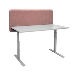 Bordskærm Domo Table, LxHxD 1264x650x40 mm, lys rosa Bordskærm Domo Table, LxHxD 1264x650x40 mm, lys rosa