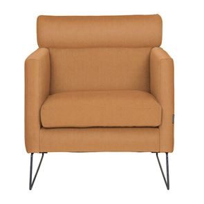 Nojatuoli Salo, luonnonvärinen nahka