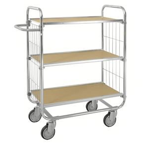 Hyllevogn Ven, ESD, LxBxH 945x470x1120 mm, 3 hyller  Hyllevogn Ven, ESD, LxBxH 945x470x1120 mm, 3 hyller