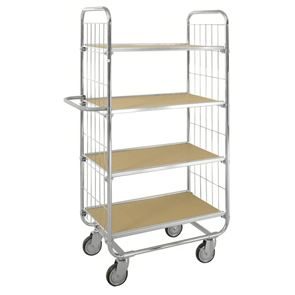 Hyllevogn Ven, ESD, LxBxH 1395x470x1590 mm, 4 hyller  Hyllevogn Ven, ESD, LxBxH 1395x470x1590 mm, 4 hyller