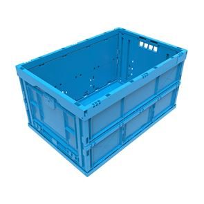 Varastolaatikko Fonio, kokoontaitettava, 65L, PxLxS 600x400x320mm, etuluukku Varastolaatikko Fonio, kokoontaitettava, 65L, PxLxS 600x400x320mm, etuluukku