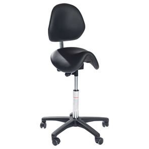 Sadelstol Dalton, för industri, free float, konstläder 