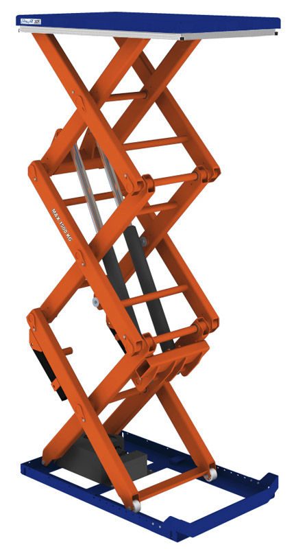 Løftebord Edmolift T-Serie højdesax, TLT 1500, LxB 1300x800 mm, Kap ...