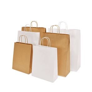 Papperskasse med tvinnade handtag Papperskasse med tvinnade handtag