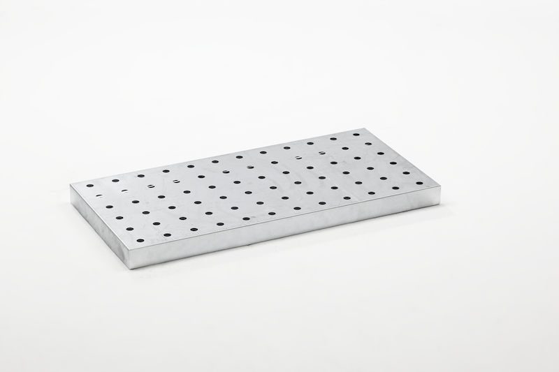 Perforert plate Evert, galvanisert, for LxBxH 940 x 470 x 60 mm | Gerdmans