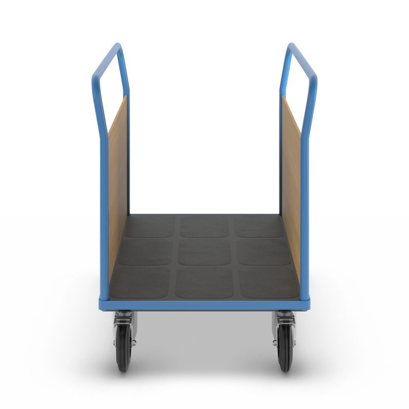 Platformsvogn Line, med 2 høje langsider, LxB 1250 x 800 mm, massive ...