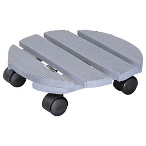 Pottetraller Creo Wagner, lastekapasitet 100 kg, massivt tre, Ø 290 mm, hjul-Ø 40 mm, 2-pk