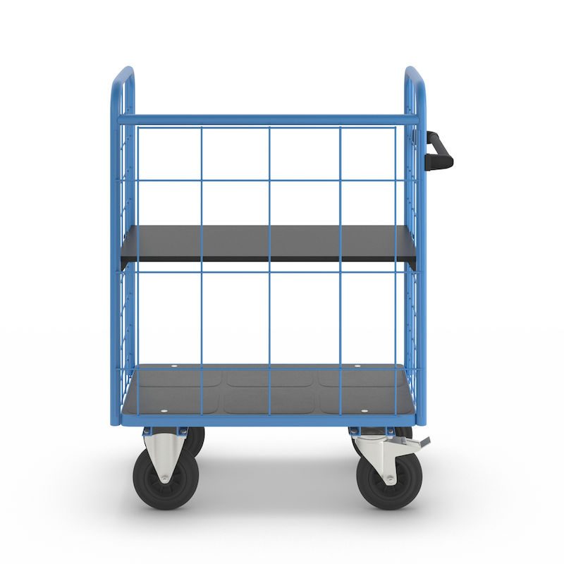 Postbur 500 kg Noor, med gallerväggar, på 3 sidor, längd 950 mm, inkl ...