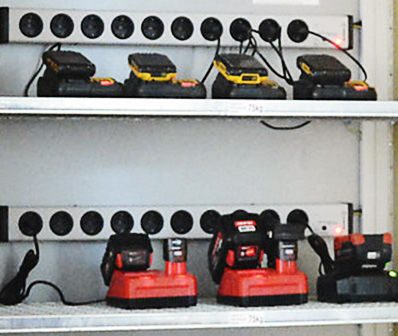 Batterikabinet & Batterihåndtering