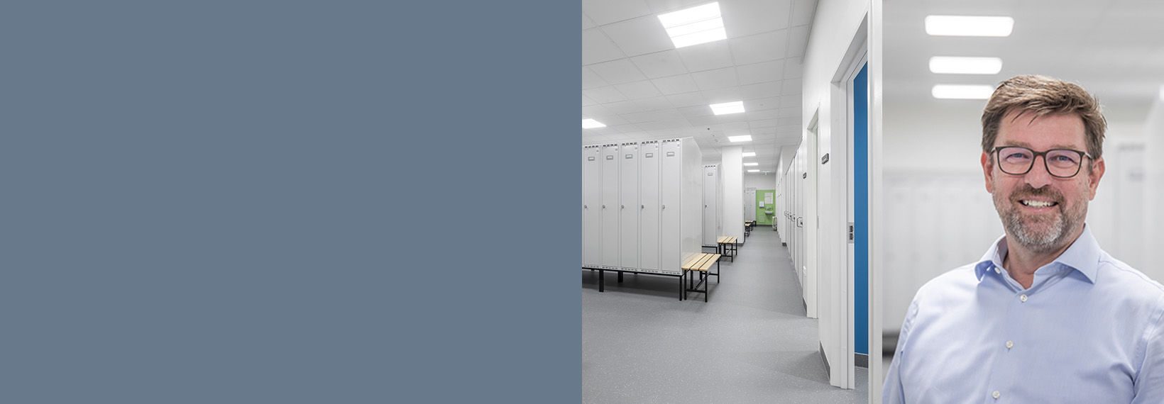 Tag et kig ind i omklædningsrummet på Supersygehuset