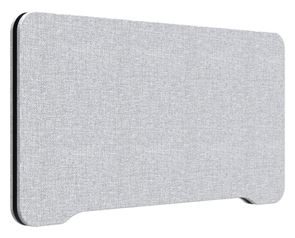 Bordskjerm Edge, 800x400 mm, toppmontert, lys grå, svart Bordskjerm Edge, 800x400 mm, toppmontert, lys grå, svart