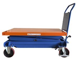 Lyftbordsvagn Manuell Valter, LxB 1400 x 820 mm, lastkapacitet 500 kg Lyftbordsvagn Manuell Valter, LxB 1400 x 820 mm, lastkapacitet 500 kg