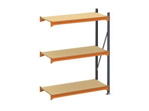 Lagerreol Adrian, belastning pr. sektion 4000 kg, HxBxD 2000 x 1399 x 600 mm, tilbygningssektion