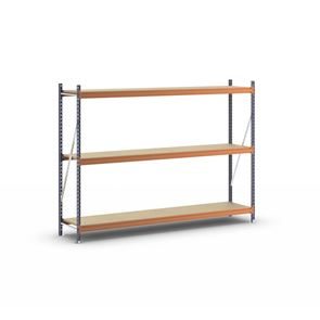 Lagerreol Adrian, belastning pr. sektion 4000 kg, HxBxD 2000 x 2798 x 600 mm, grundsektion