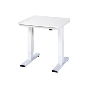 Arbeidsbord, elektrisk, høydejuseterbart, lastekapasistet 300 kg Dagfinn, høyde 720 – 1120 mm, melaminbelagt sponplate, BxD 750 x 800 mm