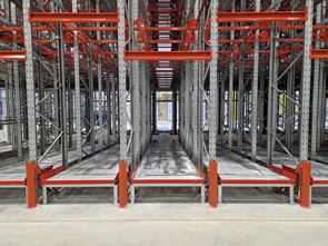 Pallereoler med rullebaner Tanja, med rullebaner (FIFO), for 36 europaller