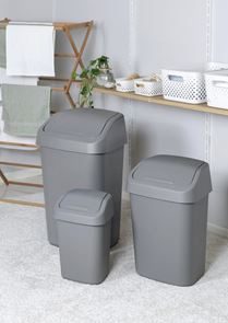 Papperskorg med lock