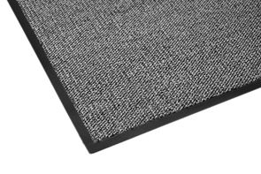 Entrématte Kombi, B 900 mm x løpemeter, kantede kortsider, grå