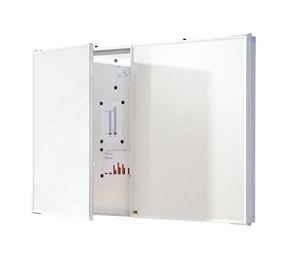 Whiteboardtavle Olle, stålplade, emaljeret, billedformat 4:3