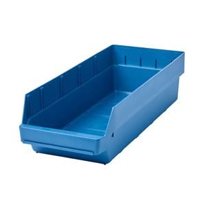 Lagerlåda Stemo 600x240x150 mm, 10-pack, blå