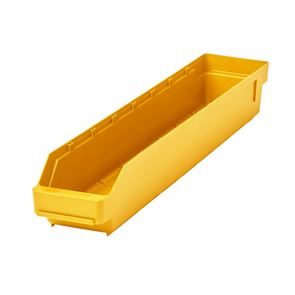 Lagerlåda Stemo 600x120x95 mm, 30-pack, gul