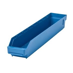 Lagerlåda Stemo 600x120x95 mm, 30-pack, blå