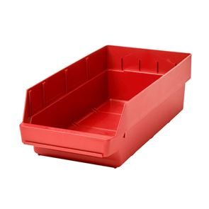 Lagerlåda Stemo 500x240x150 mm, 10-pack, röd