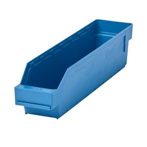 Lagerkasse Stemo 400x90x95 mm, 40-pak  blå