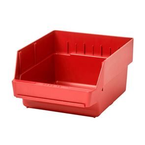 Lagerlåda Stemo 300x240x150 mm, 10-pack, röd