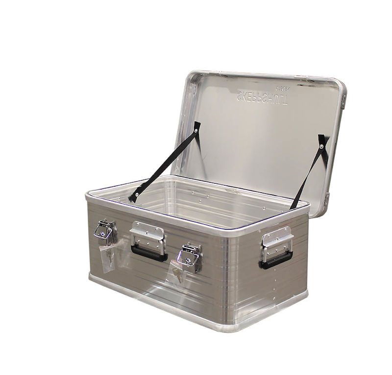 Aluminiumlåda Viktor, 47 liter, 590x285x390 mm 