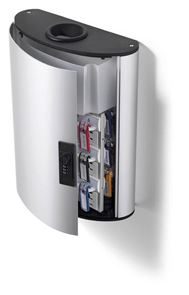 Avainkaappi Key Box, palautusaukolla, alumiini, koodilukko, 54 koukkua, 400x300x120 mm