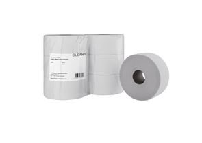 Toiletpapir Clear+ Finsta, 380 m pr. rulle